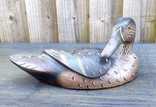 ANTIQUE  DECOY DUCK TURNED