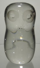 Wedgewood clear glass Owl