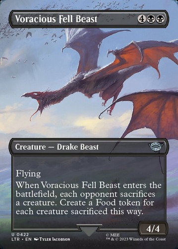 Voracious fell beast foil - fell,