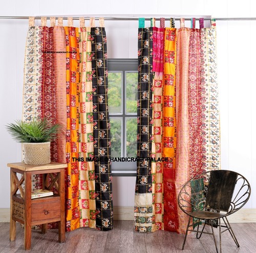 Old silk sari - old,