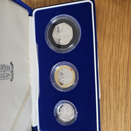 2003 silver proof piedfort - proof, 3