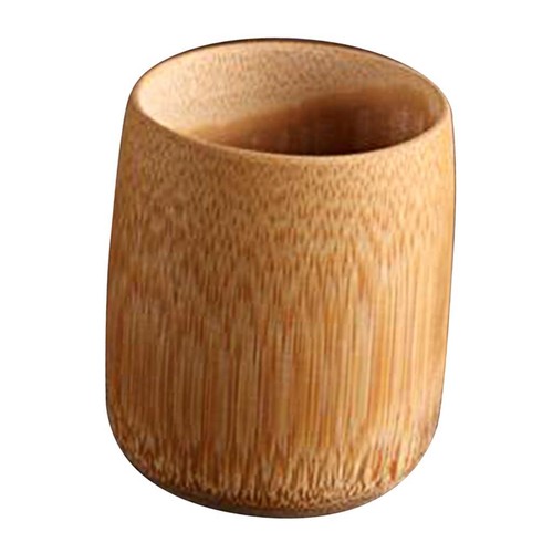 Natural bamboo drinking cup - natural,