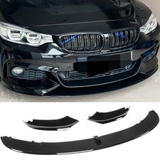 Front Lip Spoiler Front Fits BMW 4 Series F32 F33 F36 Sport Package Piano Black