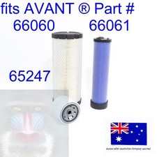 fits AVANT LOADER Air Engine Oil Filter Service Kit 745 750 66060 66061 65247
