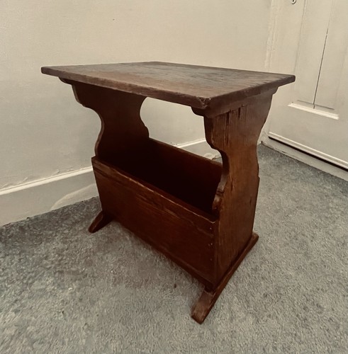 Vintage wooden side table - vintage,