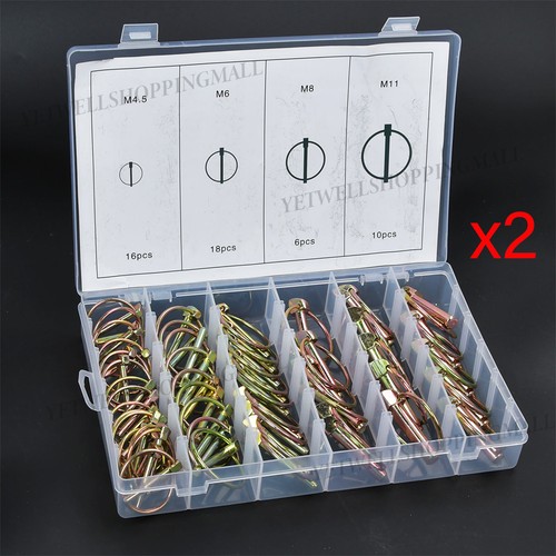 100x lynch pin set safety - set,