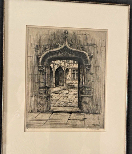 Caroline armington drypoint - caroline,