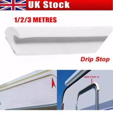 1/2/3m For Drip Stop Caravan Motorhome Camper Gutter Door Rain Deflector