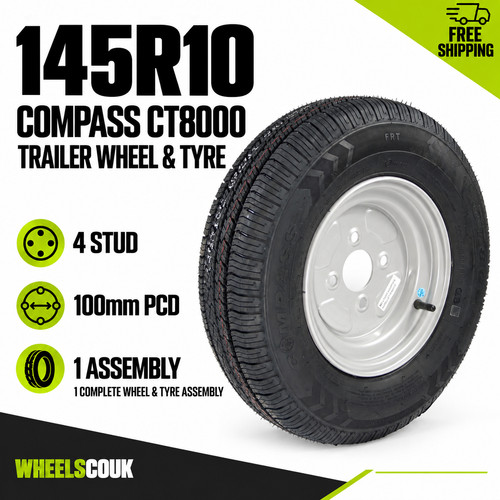 145r10 compass ct8000 trailer - 145r10,