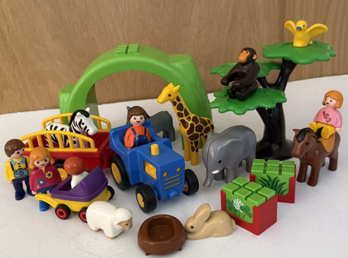 Playmobil 123 zoo farm - playmobil,