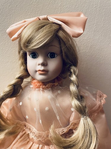 Porcelain doll - doll,