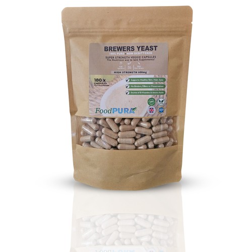Foodpura 180 brewers yeast - x,