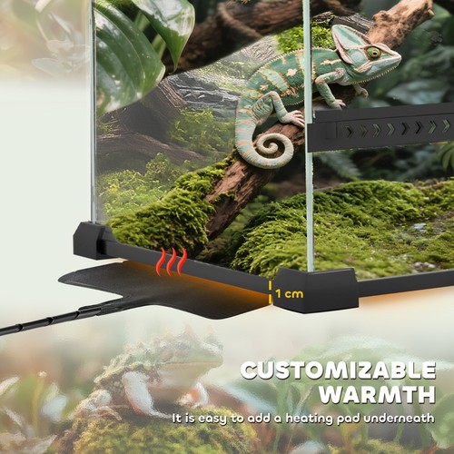 10l reptile glass tank rock - reptile,