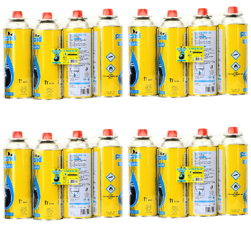 16x butane gas bottles - butane,