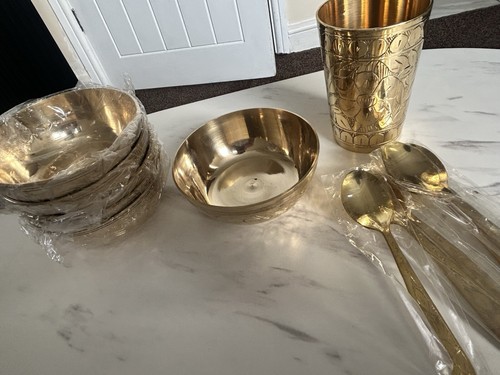 Gold dinner set - dinner,