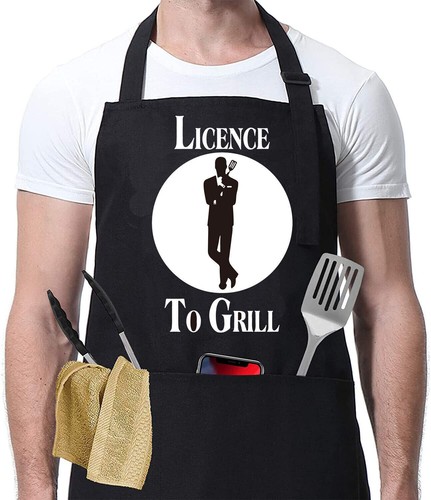 Novelty cooking apron bbq - , men