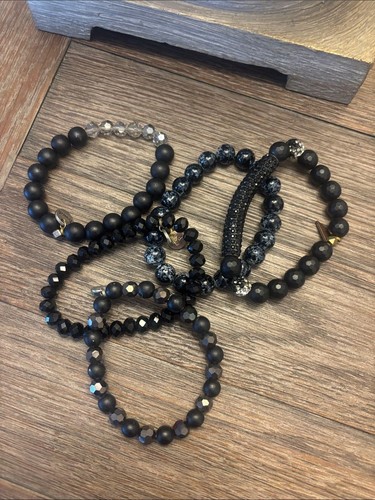 Erimish black beaded bracelet - beaded,