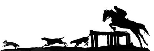 Horse hounds fox - hounds, weathervane