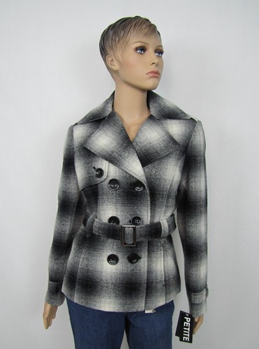 New mac women coat plaid - mac, women's