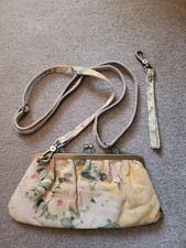 Odi Lynch Envelope Clutch Bag - Black Textured Leather With Wrist Strap