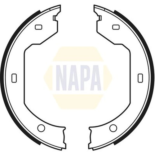 Napa parking brake shoe set - brake,
