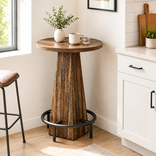 Bar table round 60cm pub - bar, high