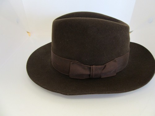 Christy brown fedora hat - christy's,