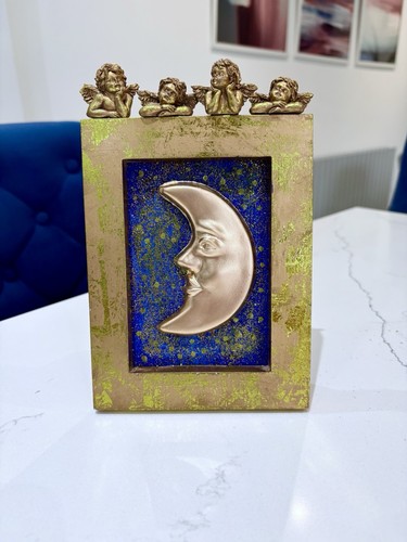 Celestial moon art - celestial,
