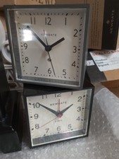 CUBI410GGY - Cubic Alarm Clock - in Gravity Grey with second Hand