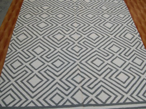 Kilim dhurrie geometric - kilim,