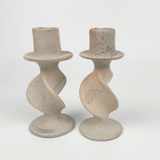 African Art Soapstone Candle