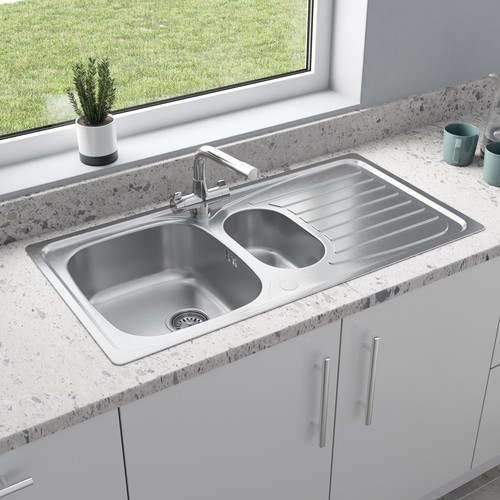 Inset stainless steel kitchen - inset,
