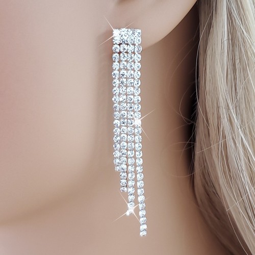 Fashion long tassel crystal - long,