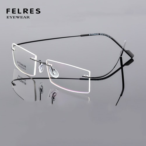 Rimless metal square - rimless,