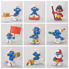 Vintage Smurf Figures -