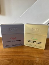 Oasis CD Collection - Cigarette box, CD SINGLE sets x 2