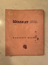 Wolseley 1500 BMC Workshop
