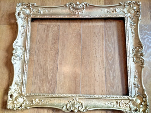 Large gold vintage picture - large,