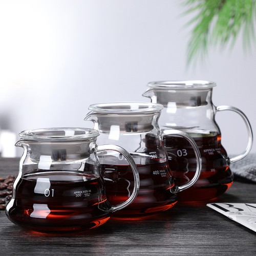 Glass coffee pot set with - glass,