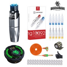 Mast Tour Tattoo Kit Rotary Pen Permanent Makeup Machine Power Cartridge Needle