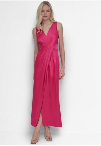 Dkny women surplice - dkny, surplice-neck