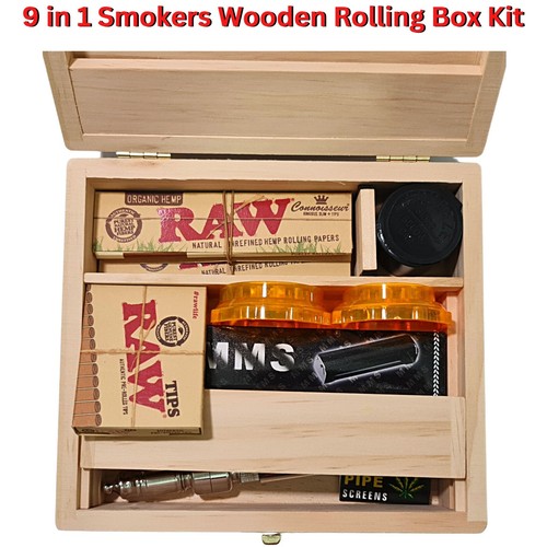 Smokers wooden rolling - in,