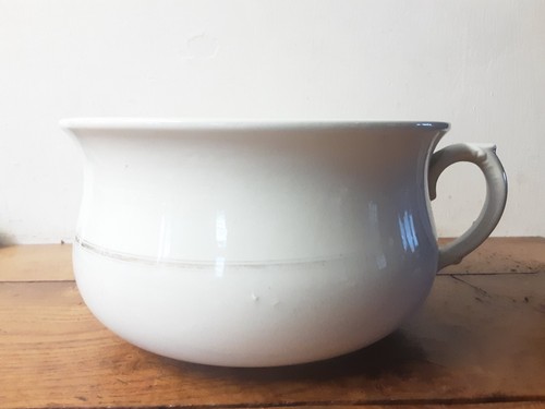 Vintage english chamber pot - vintage,