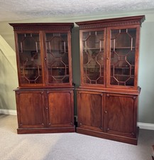 Pair Antique Style Bookcases
