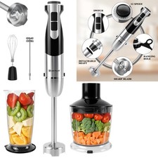 3800W 4 in 1 12 Speed powerful hand held electric food Blender Mixer Stick