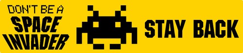 Don space invader stay - don't,