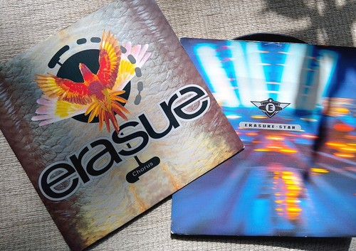 Erasure vinyl singles - x,