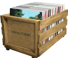 Record Storage Box 12" Wood