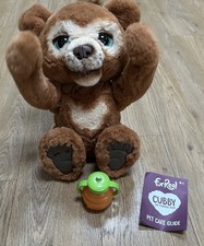 FurReal Cubby the Curious Bear - Hasbro Toy Teddy - with Honey Pot - VGC