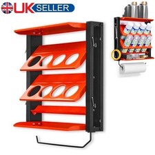 UK Spray Paint Lube Can Storage Holder Rack Wall Mounted Tool Board Lube Holder